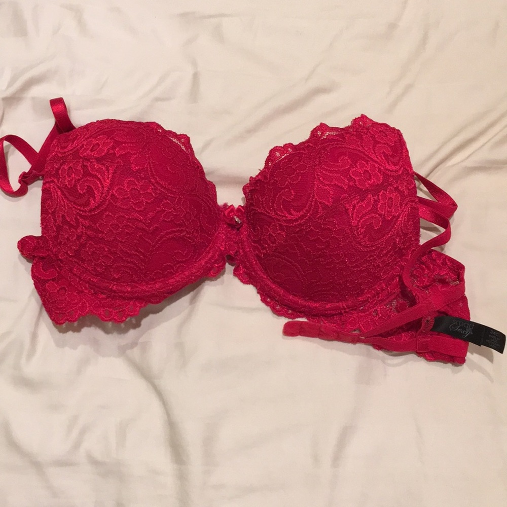 Red bra